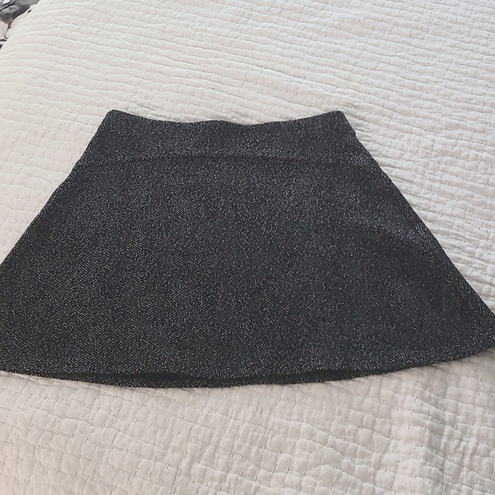 Loft A-Line tweed-look skirt